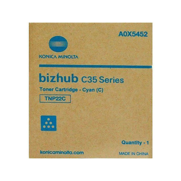 KONICA-MINOLTA TNP-22C (A0X5452) TONER ORIGINAL CYAN 26922 KONICA-MINOLTA TNP-22C (A0X5452) TONER ORIGINAL CYAN 26922