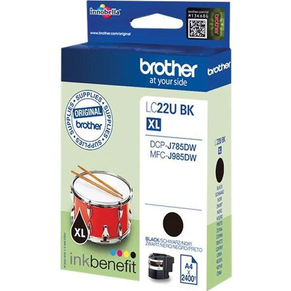 BROTHER LC22UBKBP (LC22UBKBP) TINTA ORIGINAL NEGRO 26959 BROTHER LC22UBKBP (LC22UBKBP) TINTA ORIGINAL NEGRO 26959