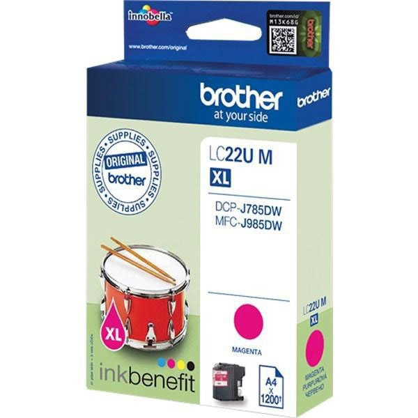 BROTHER LC22UMBP (LC22UMBP) TINTA ORIGINAL MAGENTA 26962 BROTHER LC22UMBP (LC22UMBP) TINTA ORIGINAL MAGENTA 26962