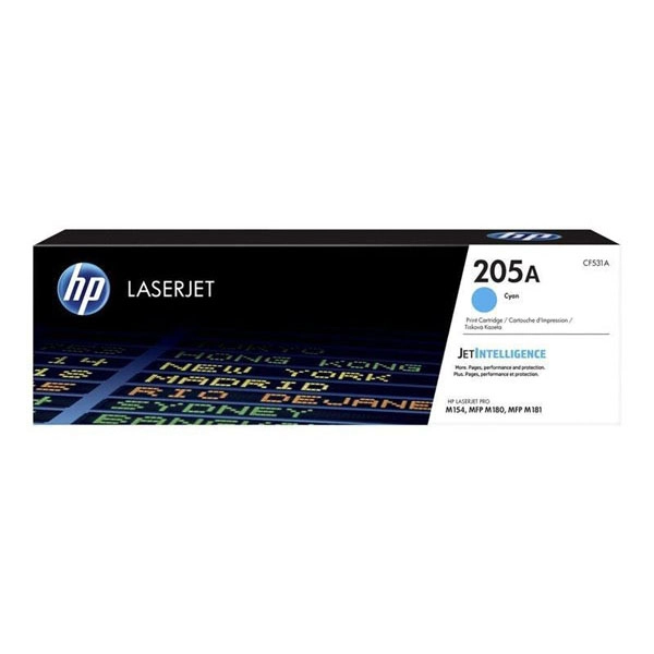 HP 205A (CF531A) TONER ORIGINAL CYAN 27293 HP 205A (CF531A) TONER ORIGINAL CYAN 27293