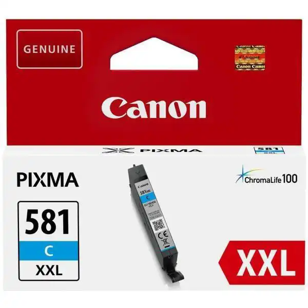 CANON CLI581XXLC (1995C001) TINTA ORIGINAL CYAN 27372 CANON CLI581XXLC (1995C001) TINTA ORIGINAL CYAN 27372