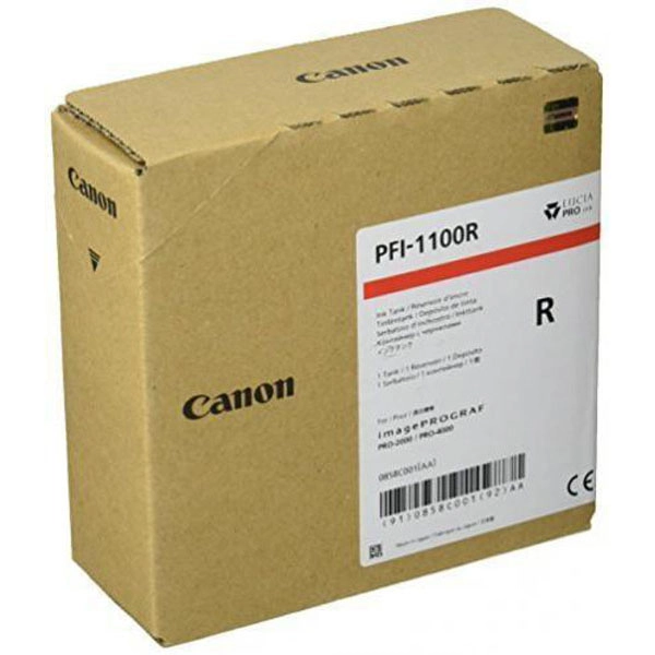 CANON PFI-1100R (0858C001AA) TINTA ORIGINAL ROJO 27387 CANON PFI-1100R (0858C001AA) TINTA ORIGINAL ROJO 27387