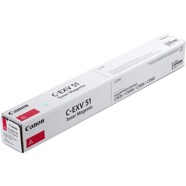 CANON CEXV51M (0483C002) TONER ORIGINAL MAGENTA 27407 CANON CEXV51M (0483C002) TONER ORIGINAL MAGENTA 27407
