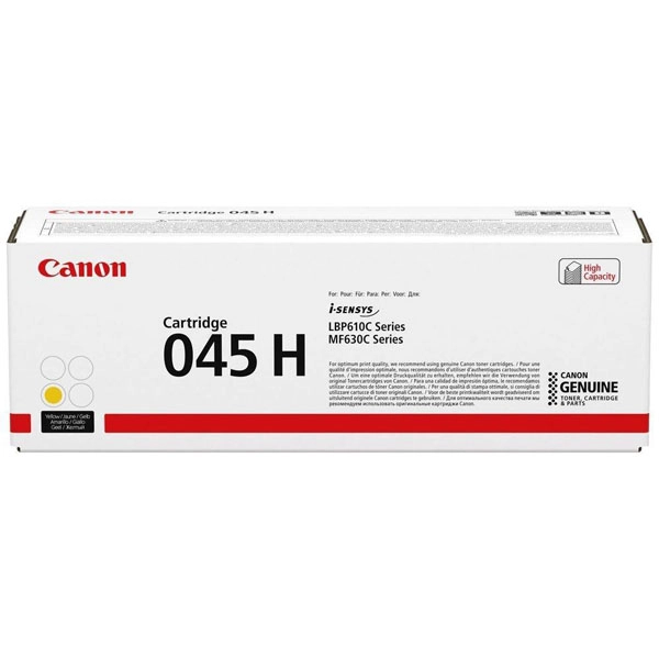 CANON 045HY (1243C002) TONER ORIGINAL AMARILLO 27596 CANON 045HY (1243C002) TONER ORIGINAL AMARILLO 27596