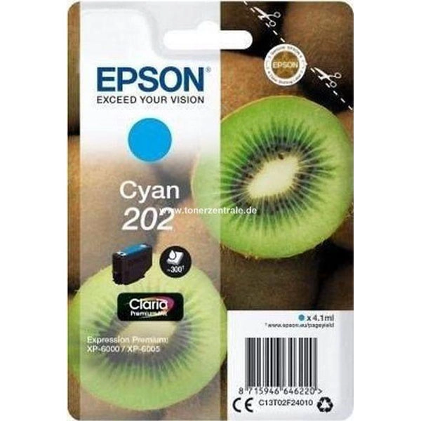 EPSON C13T02F24010 (C13T02F24010) TINTA ORIGINAL CYAN 27637 EPSON C13T02F24010 (C13T02F24010) TINTA ORIGINAL CYAN 27637