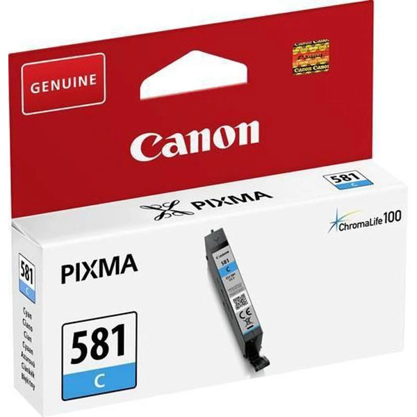 CANON CLI 581C (2103C001) TINTA ORIGINAL CYAN 27763 CANON CLI 581C (2103C001) TINTA ORIGINAL CYAN 27763