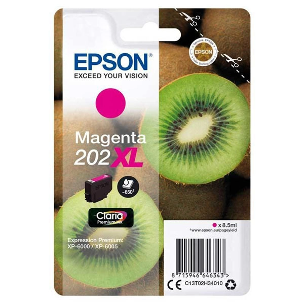 EPSON 202XL (C13T02H34010) TINTA ORIGINAL MAGENTA 27790 EPSON 202XL (C13T02H34010) TINTA ORIGINAL MAGENTA 27790