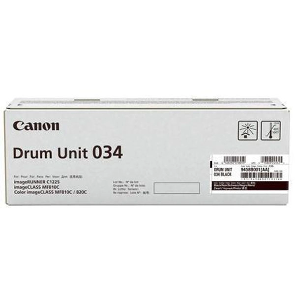 CANON 034BK (9458B001) TAMBORES ORIGINAL NEGRO 27820 CANON 034BK (9458B001) TAMBORES ORIGINAL NEGRO 27820