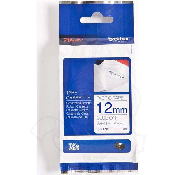 BROTHER CINTA ESPECIAL TEXTIL AZUL 12MM BROTHER CINTA ESPECIAL TEXTIL AZUL 12MM