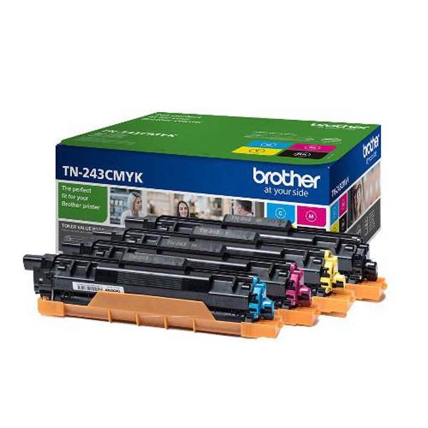 BROTHER TN243CMYK (TN243CMYK) TONER ORIGINAL CUATRICOLOR 28425 BROTHER TN243CMYK (TN243CMYK) TONER ORIGINAL CUATRICOLOR 28425