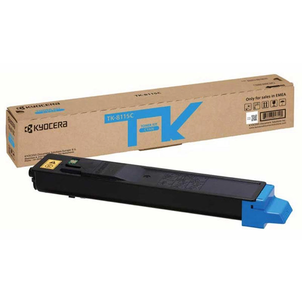 KYOCERA-MITA TK-8115C (1T02P3CNL0) TONER ORIGINAL CYAN 28605 KYOCERA-MITA TK-8115C (1T02P3CNL0) TONER ORIGINAL CYAN 28605