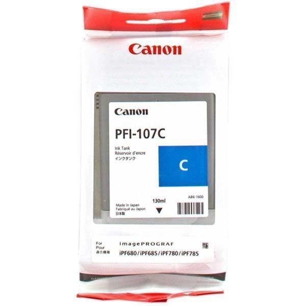 CANON PFI107C (6706B001AA) TINTA ORIGINAL CYAN 28619 CANON PFI107C (6706B001AA) TINTA ORIGINAL CYAN 28619