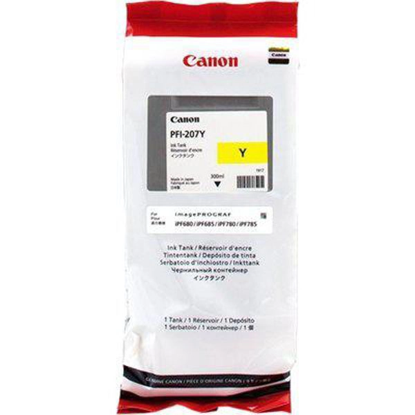 CANON PFI-207Y (8792B001AA) TINTA ORIGINAL AMARILLO 28922 CANON PFI-207Y (8792B001AA) TINTA ORIGINAL AMARILLO 28922