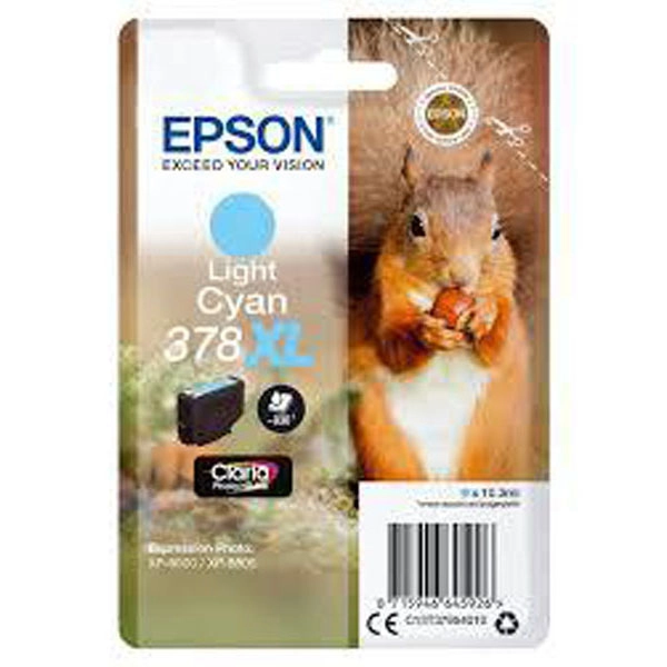 EPSON Nº378XL (C13T37954010) TINTA ORIGINAL CYAN 29501 EPSON Nº378XL (C13T37954010) TINTA ORIGINAL CYAN 29501