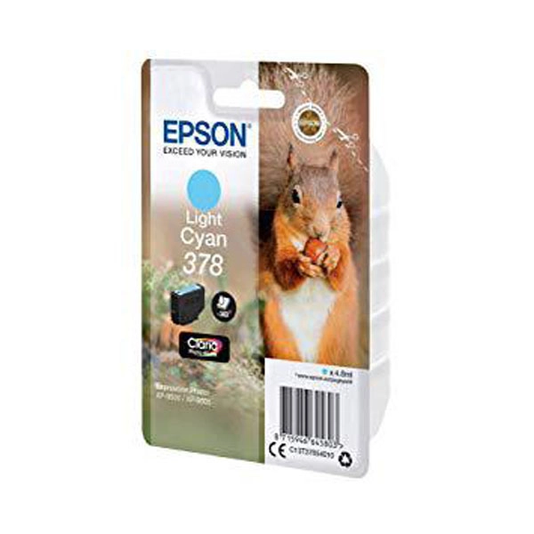 EPSON Nº378 (C13T37854010) TINTA ORIGINAL CYAN 29507 EPSON Nº378 (C13T37854010) TINTA ORIGINAL CYAN 29507