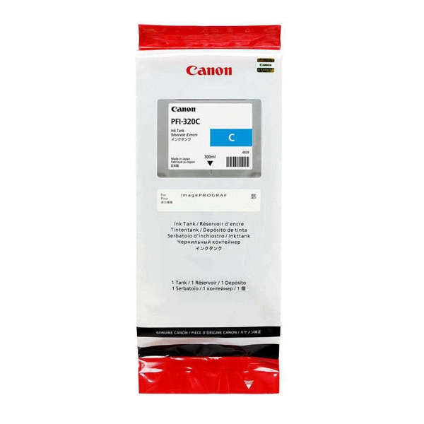 CANON PFI-320C (2891C001AA) TINTA ORIGINAL CYAN 29980 CANON PFI-320C (2891C001AA) TINTA ORIGINAL CYAN 29980