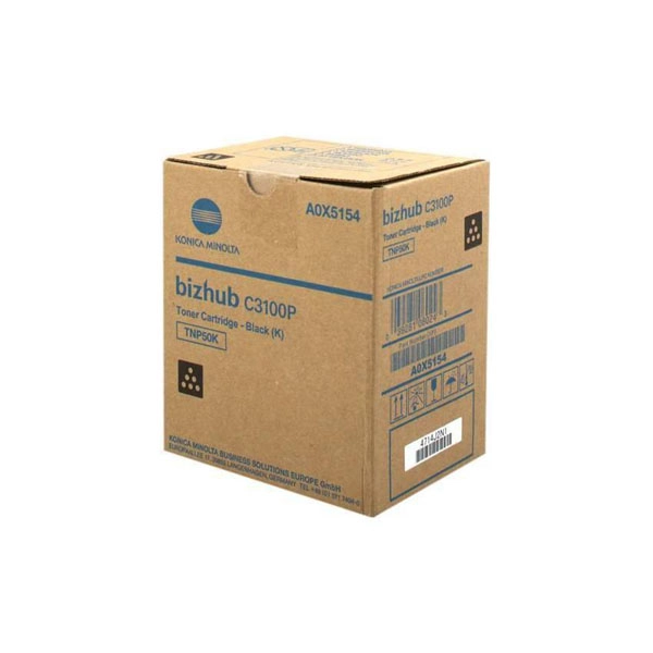KONICA-MINOLTA TNP50K (A0X5154) TONER ORIGINAL NEGRO 30617 KONICA-MINOLTA TNP50K (A0X5154) TONER ORIGINAL NEGRO 30617