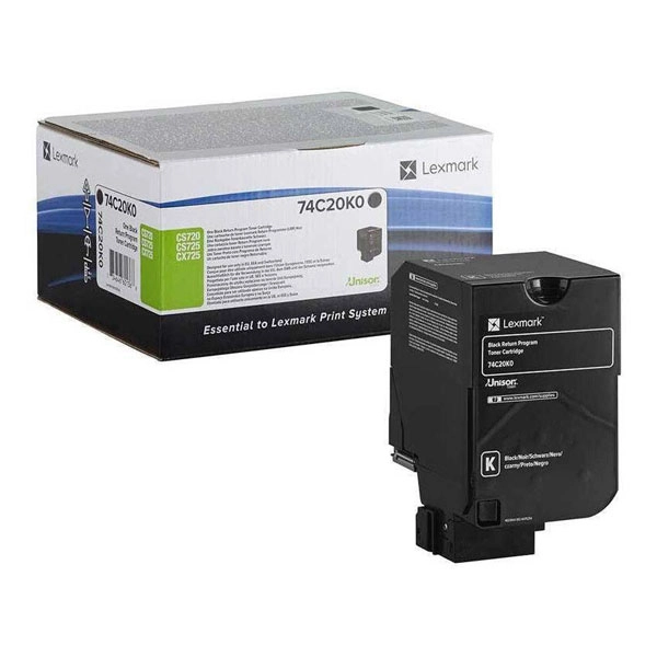 LEXMARK 74C20K0 (74C20K0) TONER ORIGINAL NEGRO 31746 LEXMARK 74C20K0 (74C20K0) TONER ORIGINAL NEGRO 31746