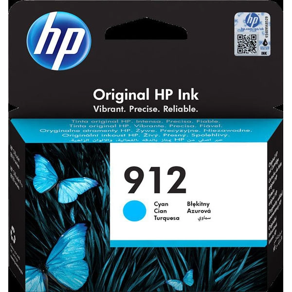 HP Nº912 (3YL77AE) TINTA ORIGINAL CYAN 32167 HP Nº912 (3YL77AE) TINTA ORIGINAL CYAN 32167