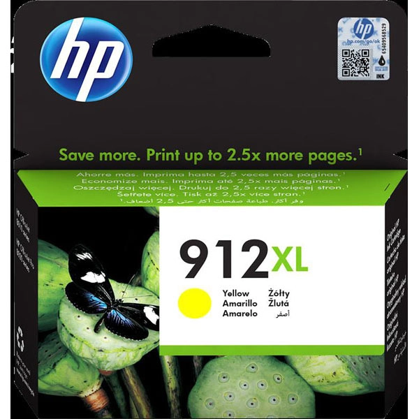 HP Nº912XL (3YL83AE) TINTA ORIGINAL AMARILLO 32174 HP Nº912XL (3YL83AE) TINTA ORIGINAL AMARILLO 32174