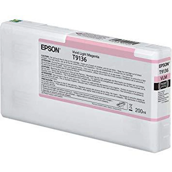 EPSON T9136 (C13T913600) TINTA ORIGINAL MAGENTA CLARO 32894 EPSON T9136 (C13T913600) TINTA ORIGINAL MAGENTA CLARO 32894