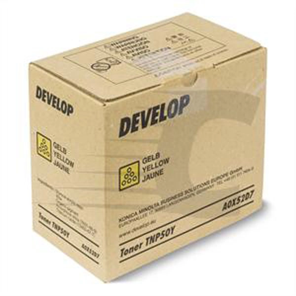 DEVELOP KONICA MINOLTA TONER AMARILLO - TNP-50Y A0X52D7 KONICA-MINOLTA COD. EXA_33259 DEVELOP KONICA MINOLTA TONER AMARILLO - TNP-50Y A0X52D7 KONICA-MINOLTA COD. EXA_33259