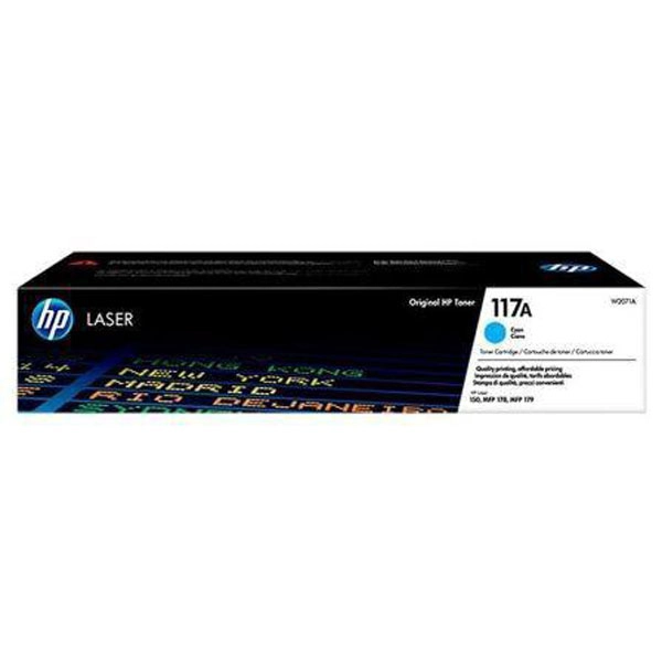 HP Nº 117A (W2071A) TONER ORIGINAL CYAN 33610 HP Nº 117A (W2071A) TONER ORIGINAL CYAN 33610