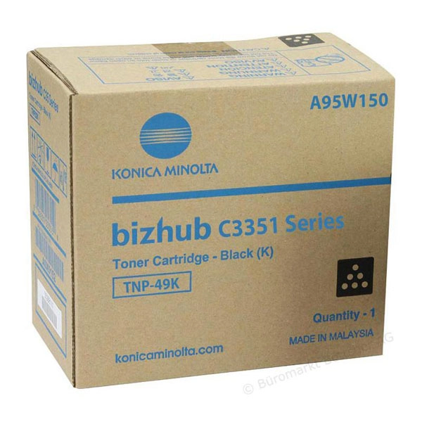 KONICA-MINOLTA TNP-49K (A95W150) TONER ORIGINAL NEGRO 33664 KONICA-MINOLTA TNP-49K (A95W150) TONER ORIGINAL NEGRO 33664