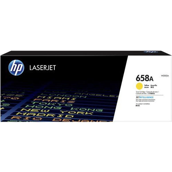 HP 658A (W2002A) TONER ORIGINAL AMARILLO 33933 HP 658A (W2002A) TONER ORIGINAL AMARILLO 33933