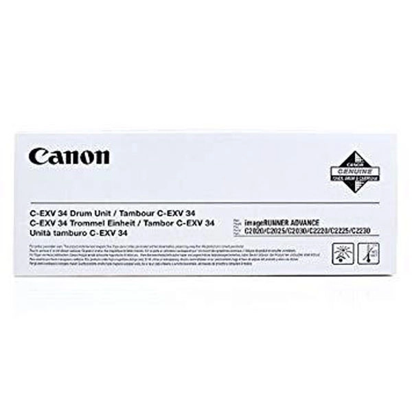 CANON C-EXV34 (3786B003) TAMBORES ORIGINAL NEGRO 34018 CANON C-EXV34 (3786B003) TAMBORES ORIGINAL NEGRO 34018