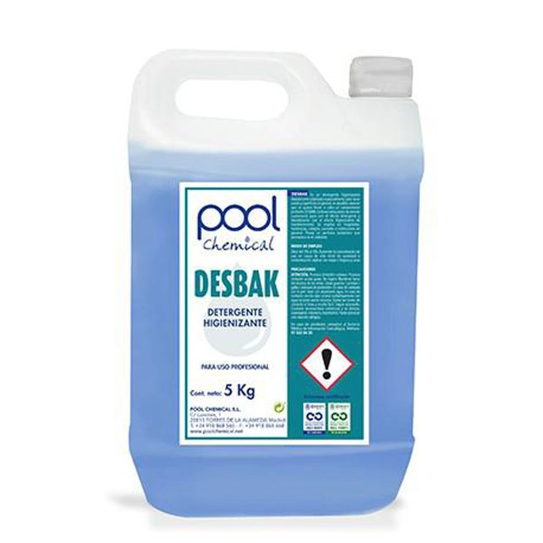 DAHI DESINFECTANTE BACTERICIDA DESBAK AZUL GARRAFA 5L DAHI DESINFECTANTE BACTERICIDA DESBAK AZUL GARRAFA 5L