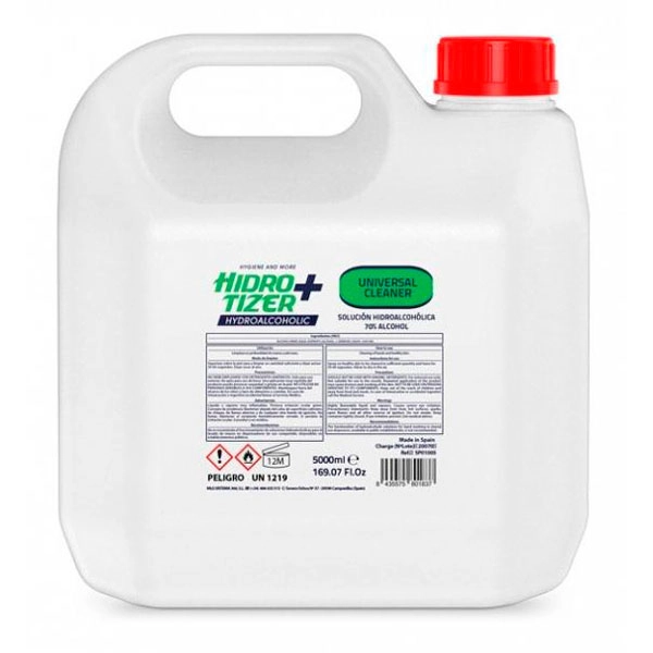 LIQUIDO HIDROALCOHOLICO SANITIZER PLUS PARA DISPENSADOR GARRAFA TIPO A 5L SP01016 37476 LIQUIDO HIDROALCOHOLICO SANITIZER PLUS PARA DISPENSADOR GARRAFA TIPO A 5L SP01016 37476