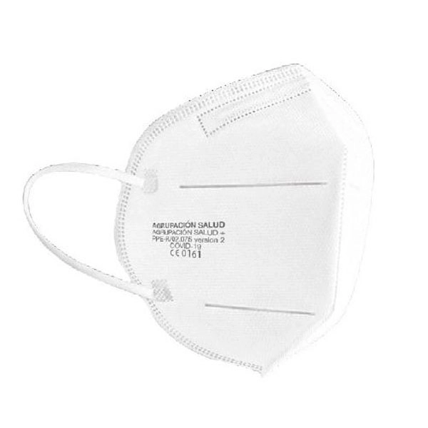 MASCARILLA FFP2 BLANCA FORMATO INDIVIDUAL CE 0161 CON CIP DE AJUSTE 39502 MASCARILLA FFP2 BLANCA FORMATO INDIVIDUAL CE 0161 CON CIP DE AJUSTE 39502