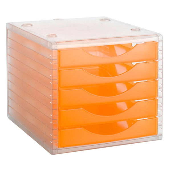 MODULO A. 2000 5 CAJONES ARCHIVOTEC TRANSL. NARANJA (014005NATL) MODULO A. 2000 5 CAJONES ARCHIVOTEC TRANSL. NARANJA (014005NATL)