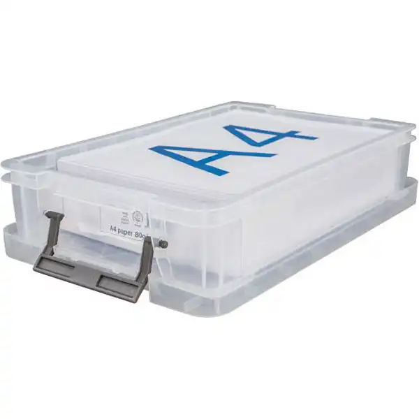 CAJA ALMACENAJE PP A4 5,5LT CON TAPA WFS20M055 CS TP ARCHIVO 2000 CAJA ALMACENAJE PP A4 5,5LT CON TAPA WFS20M055 CS TP ARCHIVO 2000