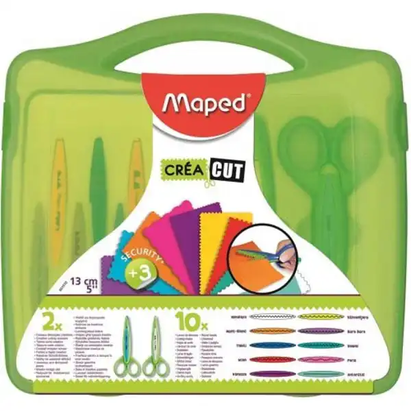 ESTUCHE CORTE CREATIVO 2 TIJERAS MAPED + 10 JUEGOS 3154146010106 ESTUCHE CORTE CREATIVO 2 TIJERAS MAPED + 10 JUEGOS 3154146010106