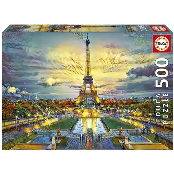 PUZZLE TORRE EIFFEL 500 PIEZAS EDUCA BORRAS 8412668196216 PUZZLE TORRE EIFFEL 500 PIEZAS EDUCA BORRAS 8412668196216