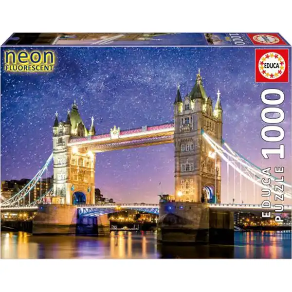PUZZLE 1000 PIEZAS TOWER BRIDGE EFECTO NEON EDUCA BORRAS 8412668199309 PUZZLE 1000 PIEZAS TOWER BRIDGE EFECTO NEON EDUCA BORRAS 8412668199309