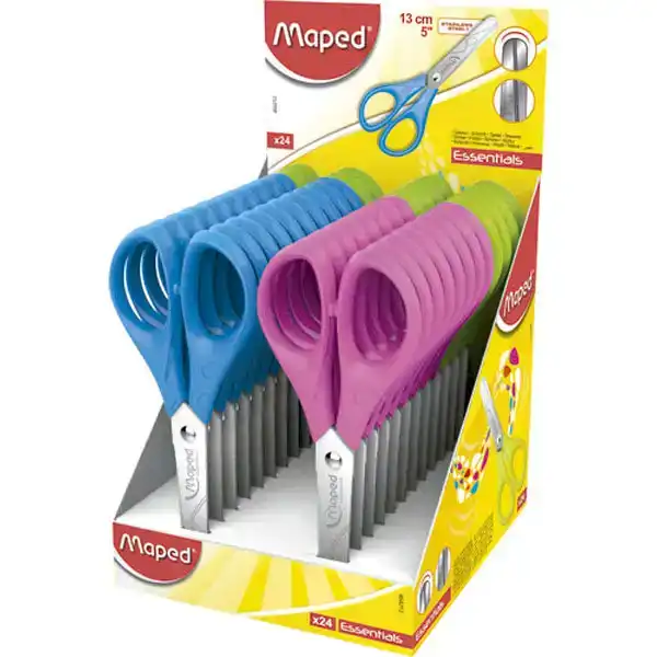 TIJERA ESCOLAR MAPED ESSENTIALS 13CM (464212) TIJERA ESCOLAR MAPED ESSENTIALS 13CM (464212)