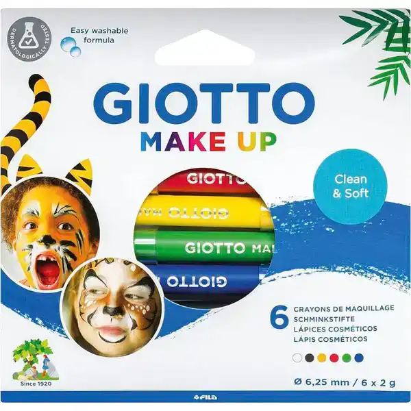 MAQUILLAJE LAPIZ GIOTTO MAKE UP 6 COLORES CLASICOS MAQUILLAJE LAPIZ GIOTTO MAKE UP 6 COLORES CLASICOS