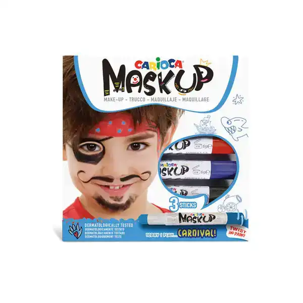 SET MAQUILLAJE MASK UP CARNIVAL CAJA 3 UDS UNIVERSAL ESPAÑOLA SA SET MAQUILLAJE MASK UP CARNIVAL CAJA 3 UDS UNIVERSAL ESPAÑOLA SA