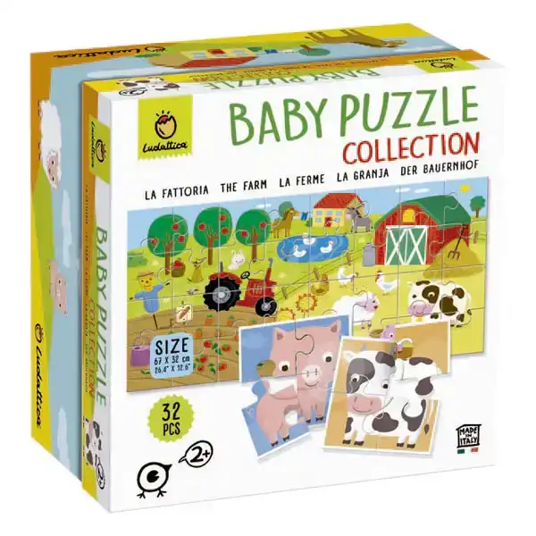 BABY PUZZLE LA GRANJA 32 PIEZAS LUDATTICA 8008324074761 BABY PUZZLE LA GRANJA 32 PIEZAS LUDATTICA 8008324074761