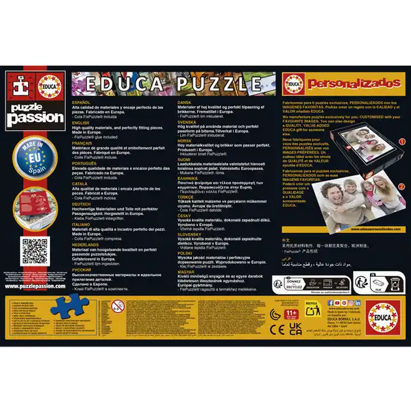 PUZZLE 500 PIEZAS LAGO EN ALBERTA EDUCA 8412668202818
