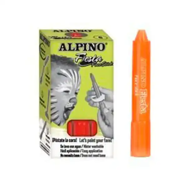 MAQUILLAJE ALPINO SET 6 UNID FACE STICK NARANJA MAQUILLAJE ALPINO SET 6 UNID FACE STICK NARANJA