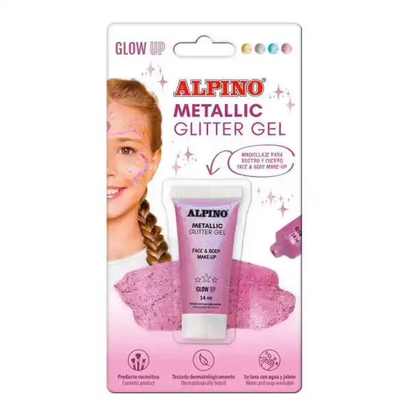 BLISTER GLITTER GEL METALICO ROSA ALPINO BLISTER GLITTER GEL METALICO ROSA ALPINO