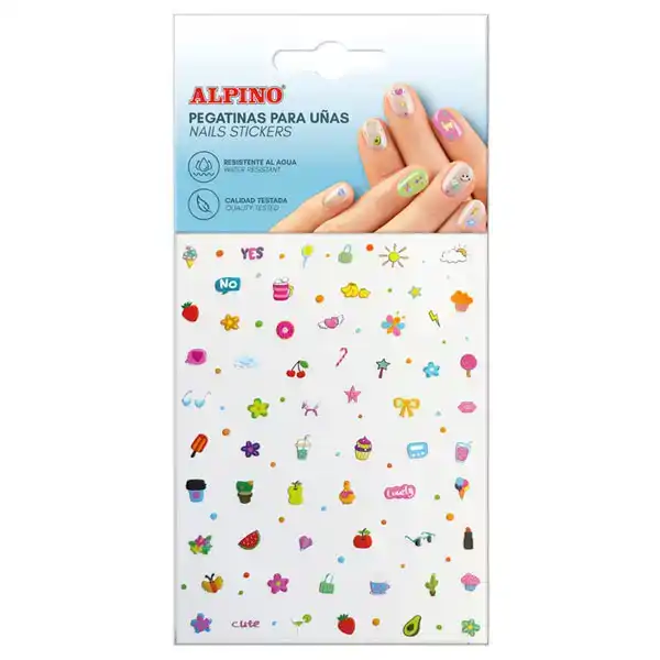 LAMINA NAILS STICKERS DISEÑOS VARIADOS ALPINO LAMINA NAILS STICKERS DISEÑOS VARIADOS ALPINO