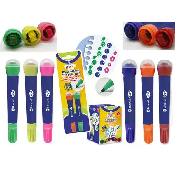 SET 2 ROTULADORES CON SELLO ROLL POESSA 328661 SET 2 ROTULADORES CON SELLO ROLL POESSA 328661