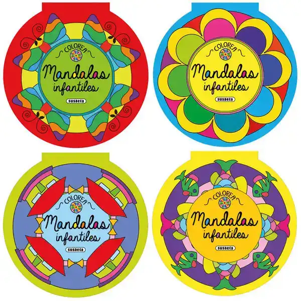 COLOREA MANDALAS INFANTILES 4 TITULOS ISBN 9788467747911 COLOREA MANDALAS INFANTILES 4 TITULOS ISBN 9788467747911