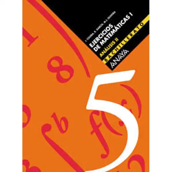 5 ANALISIS II ANAYA EDUCACION ISBN 9788466713719 5 ANALISIS II ANAYA EDUCACION ISBN 9788466713719