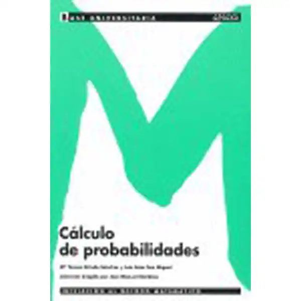 CALCULO DE PROBABILIDADES ANAYA EDUCACION ISBN 9788466752756 CALCULO DE PROBABILIDADES ANAYA EDUCACION ISBN 9788466752756